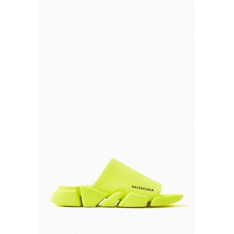 Balenciaga - Speed 2.0 Slide Sandals in Recycled Knit