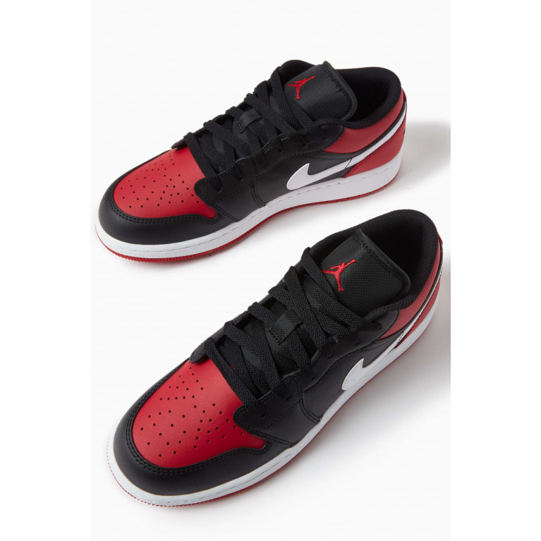 Nike - Bred Toe Air Jordan 1 Low-top Sneakers in Leather