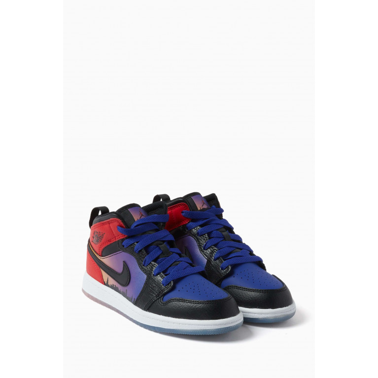 Nike - Air Jordan 1 Mid SS Sneakers in Leather