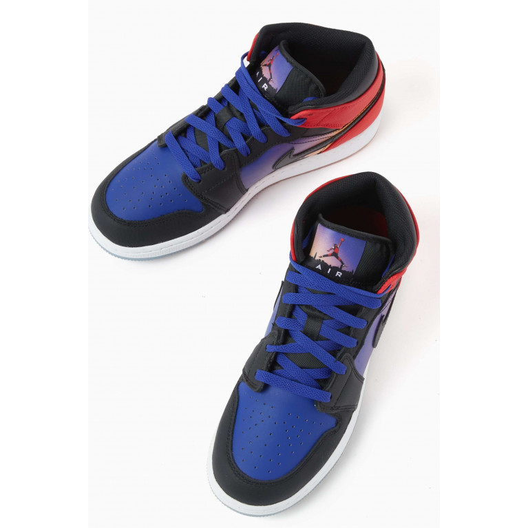 Nike - Air Jordan 1 Mid SS Sneakers in Leather