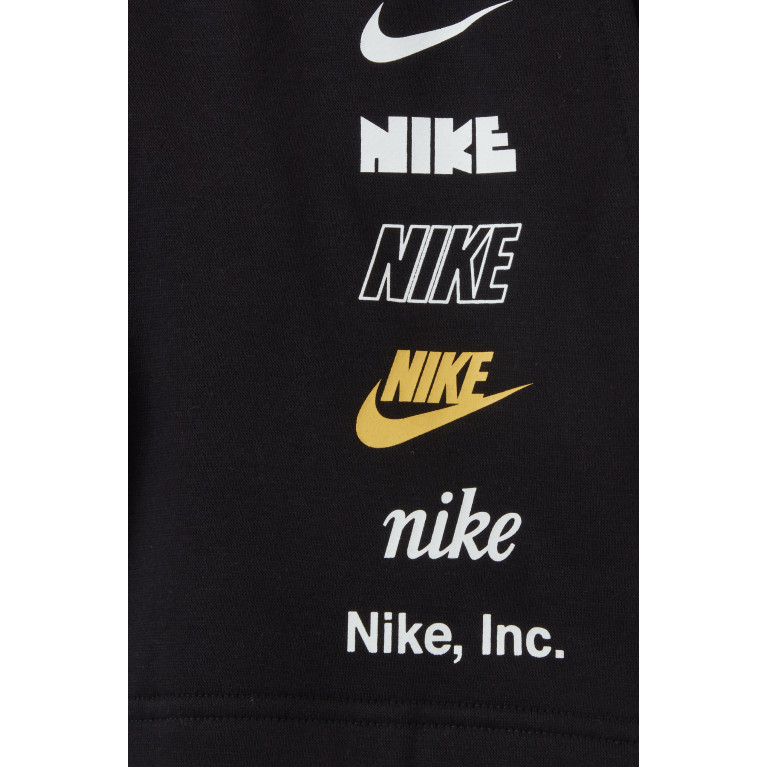 Nike - Multi Logo Shorts in Cotton Blend
