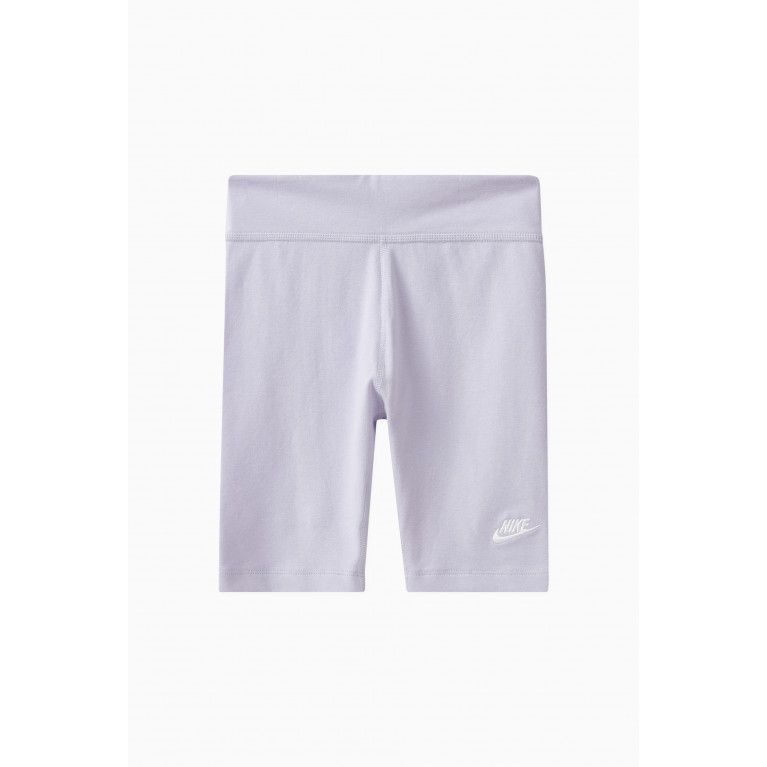 Nike - Logo Biker Shorts in Cotton Blend