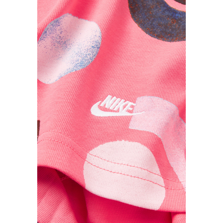 Nike - Graphic Print Romper in Cotton Jersey