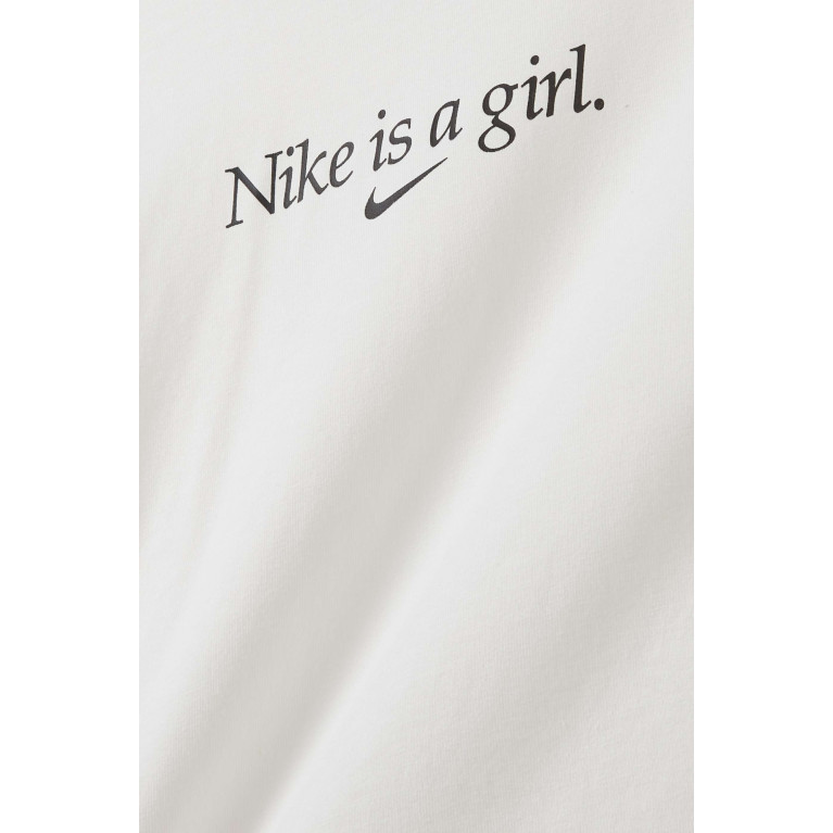 Nike - Graphic Logo Boxy T-shirt in Cotton Jersey