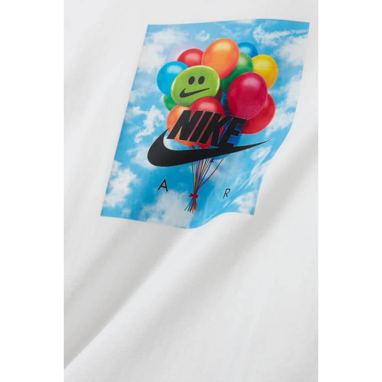Nike - Graphic Logo Print T-shirt in Cotton