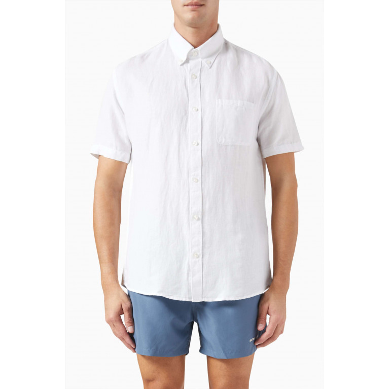 Selected Homme - Regrick Shirt in Linen White