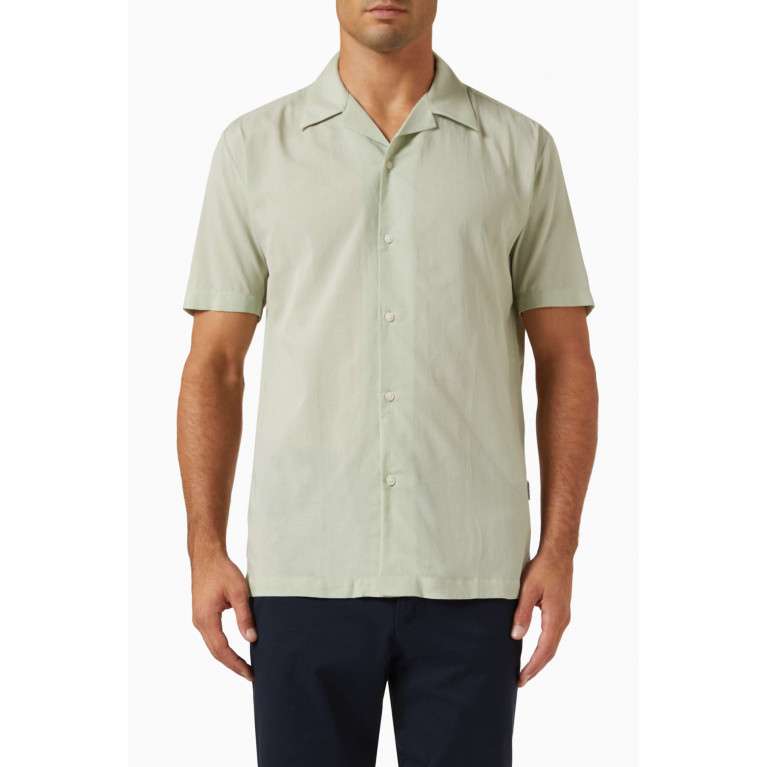 Selected Homme - Air Shirt in Organic Cotton-blend Green
