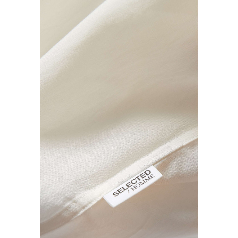 Selected Homme - Air Shirt in Organic Cotton-blend White