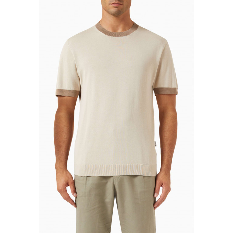 Selected Homme - Mattis T-shirt in Organic Cotton-knit Neutral