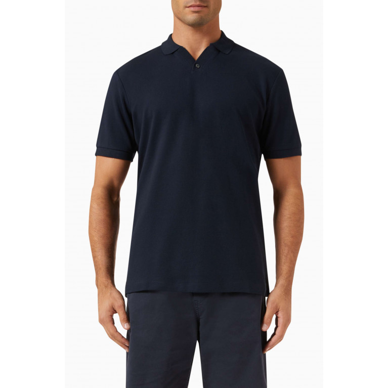 Selected Homme - Jospeh Polo Shirt in Organic Cotton Blue