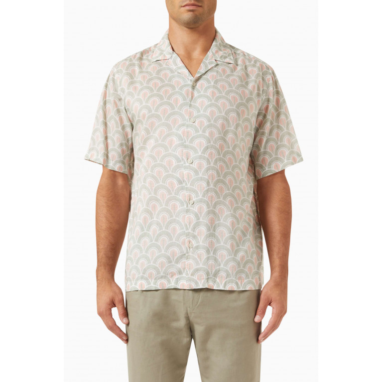 Selected Homme - Lee Printed Shirt in Tencel™ Multicolour