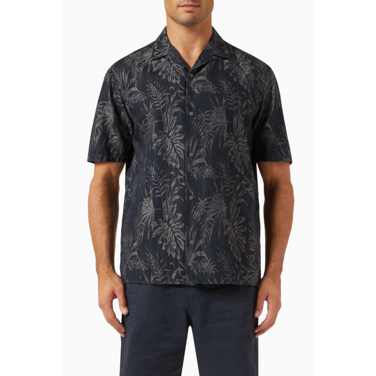 Selected Homme - Josh Printed Shirt in Linen-blend