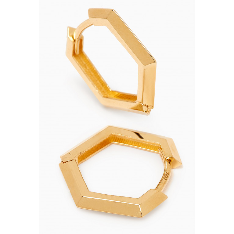 M's Gems - Cielo Hoop Earrings in 18kt Gold