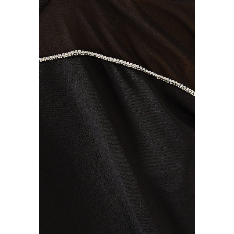 Hukka - Crystal-embellished Midi Dress in Modal-blend