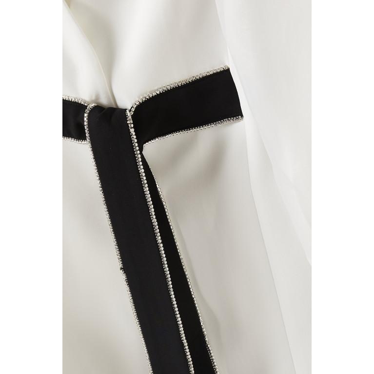 Hukka - Crystal-embellished Belted Jacket