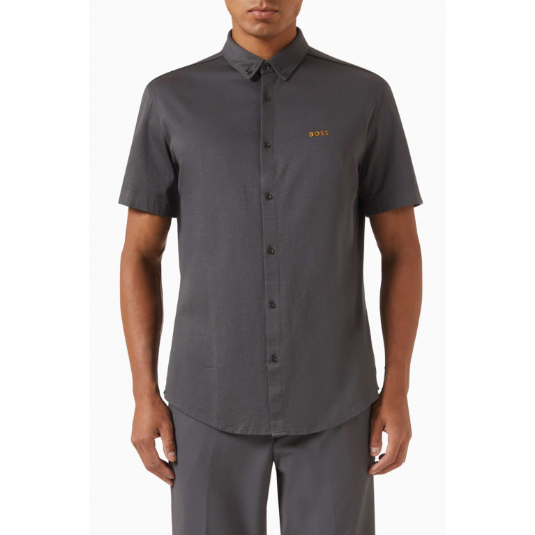 Boss - Biadia Shirt in Cotton-piqué Jersey