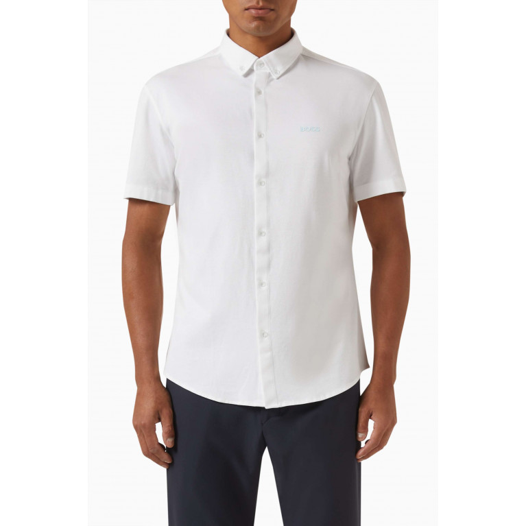 Boss - Biadia Shirt in Cotton-piqué Jersey