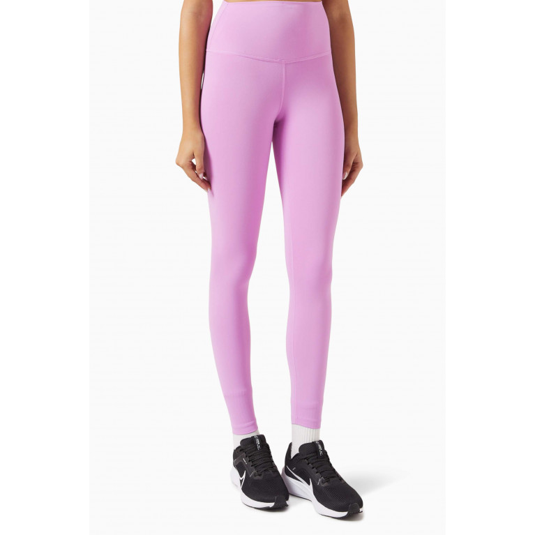 Nike - Yoga High-waist Leggings Purple