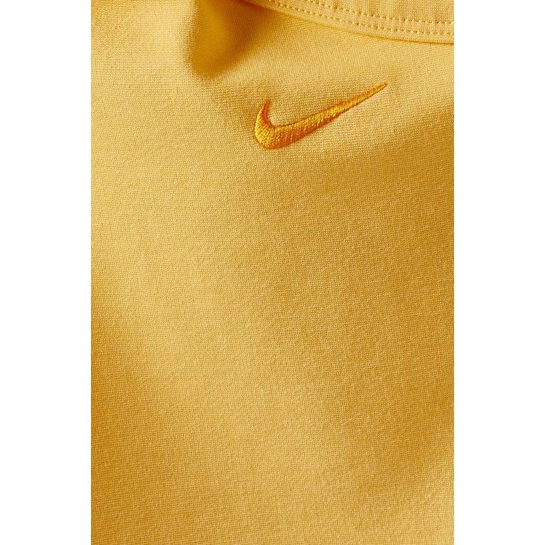 Nike - Everyday Modern Asymmetrical Crop Top Yellow