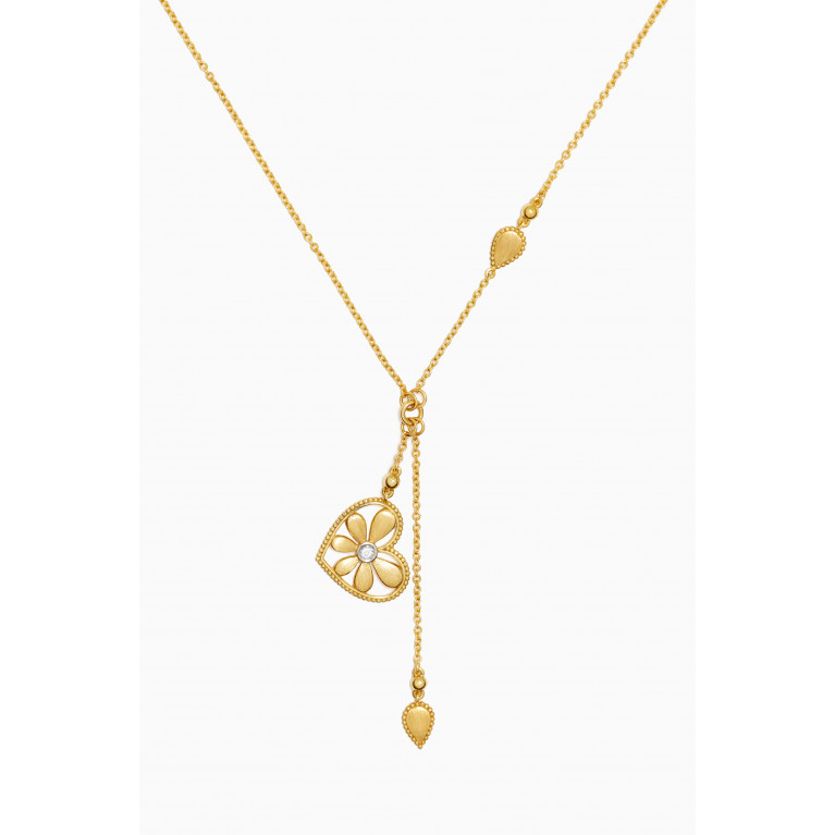 Damas - Farfasha Frou Frou Diamond Necklace in 14kt Gold