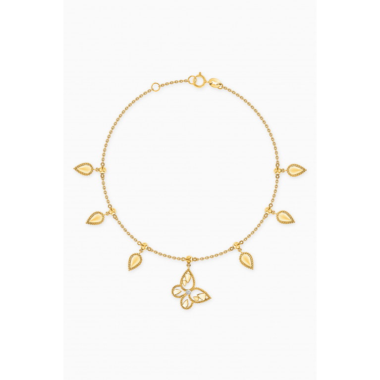 Damas - Farfasha Frou Frou Butterfly Diamond Bracelet in 14kt Gold
