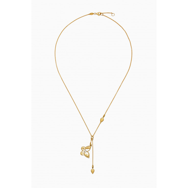 Damas - Farfasha Frou Frou Butterfly Diamond Necklace in 14kt Gold