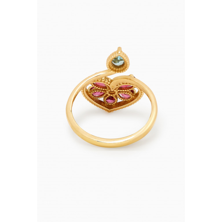 Damas - Farfasha Frou Frou Heart Ring in 14kt Gold