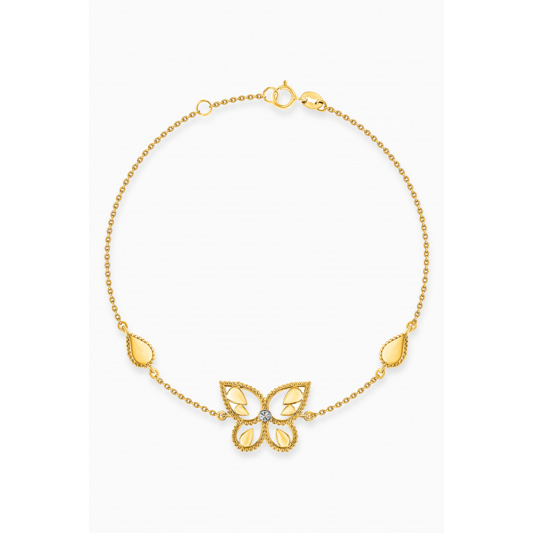 Damas - Farfasha Frou Frou Butterfly Diamond Bracelet in 14kt Gold