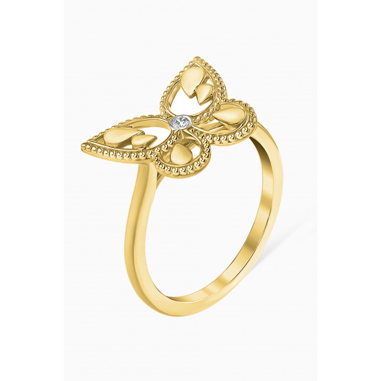 Damas - Farfasha Frou Frou Butterfly Diamond Ring in 14kt Gold