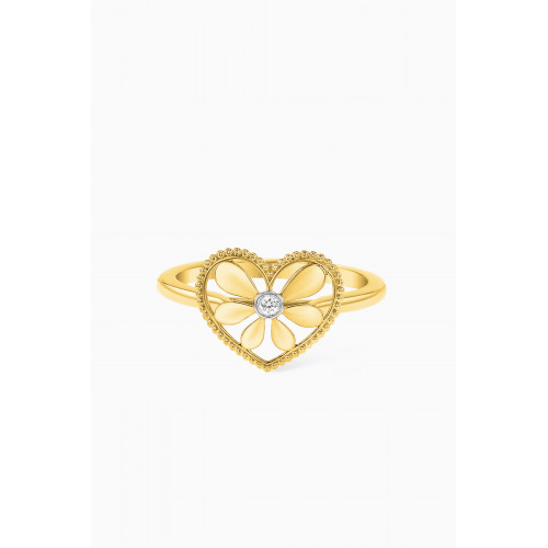 Damas - Farfasha Frou Frou Heart Diamond Ring in 14kt Gold