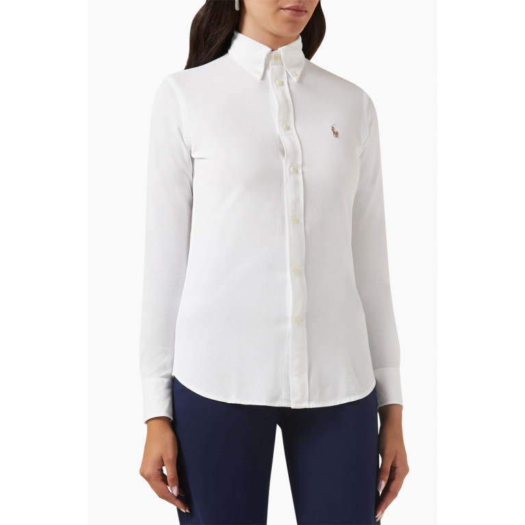 Polo Ralph Lauren - Heidi Logo Embroidered Shirt in Cotton