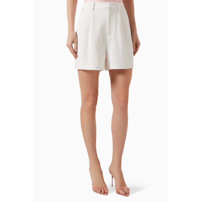 Good American - Luxe Suiting High-rise Trouser Shorts