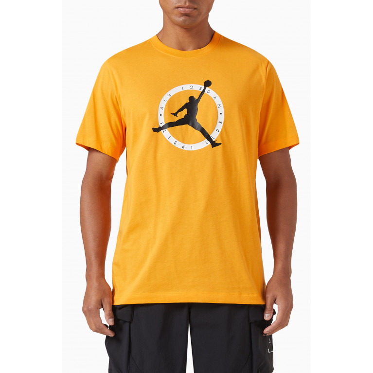 Jordan - Flight MVP T-shirt in Cotton Blend Orange