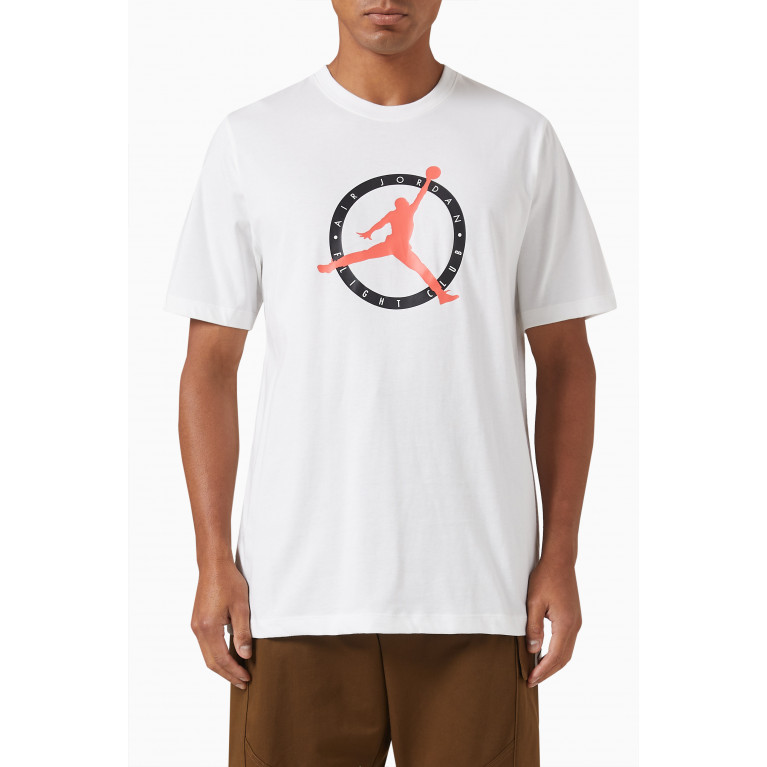 Jordan - Flight MVP T-shirt in Cotton Blend White