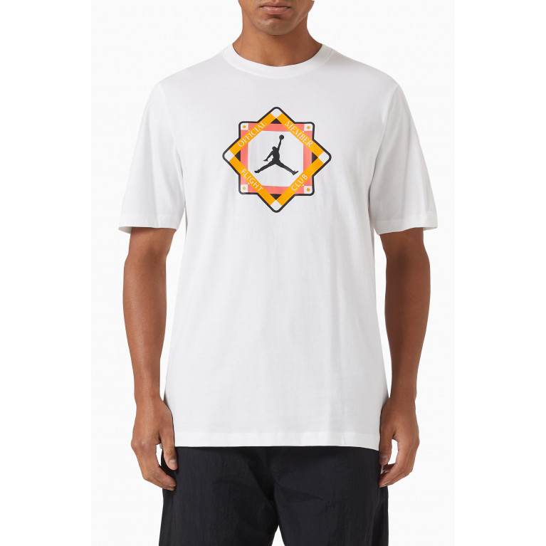 Jordan - Flight MVP T-shirt in Cotton Blend White