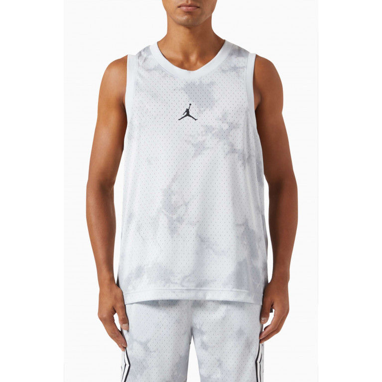Jordan - Dri-FIT Vest in Mesh Jersey Grey