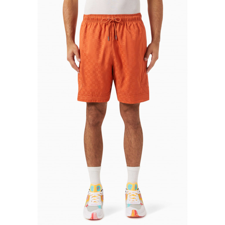 Jordan - Essentials Diamond Shorts in Nylon Blend Orange