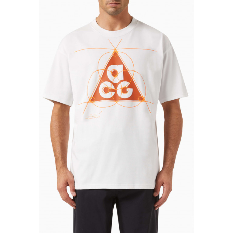 Nike - ACG Graphic Print T-shirt in Nylon Blend