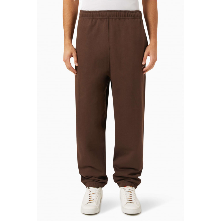 Nike - Nike Solo Swoosh Trousers in Cotton-blend Fleece Brown