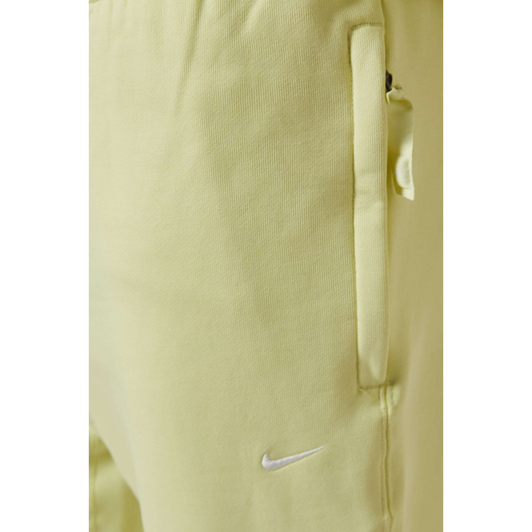 Nike - Nike Solo Swoosh Trousers in Cotton-blend Fleece Green