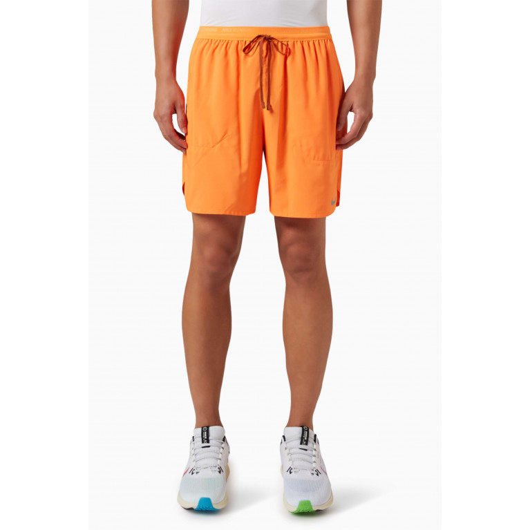 Nike Running - Stride Dri-FIT Running Shorts Orange