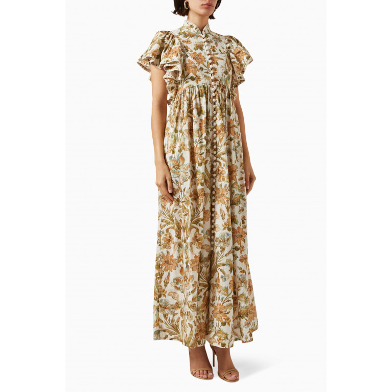 Zimmermann - Chintz Maxi Dress in Cotton-blend Voile