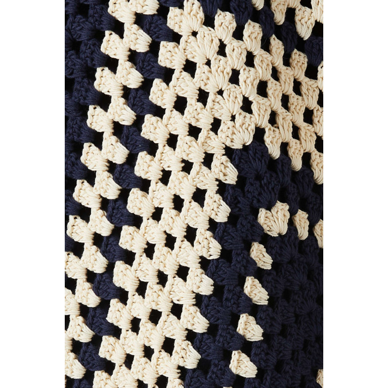 Zimmermann - Chintz Crochet Fringed Skirt in Cotton