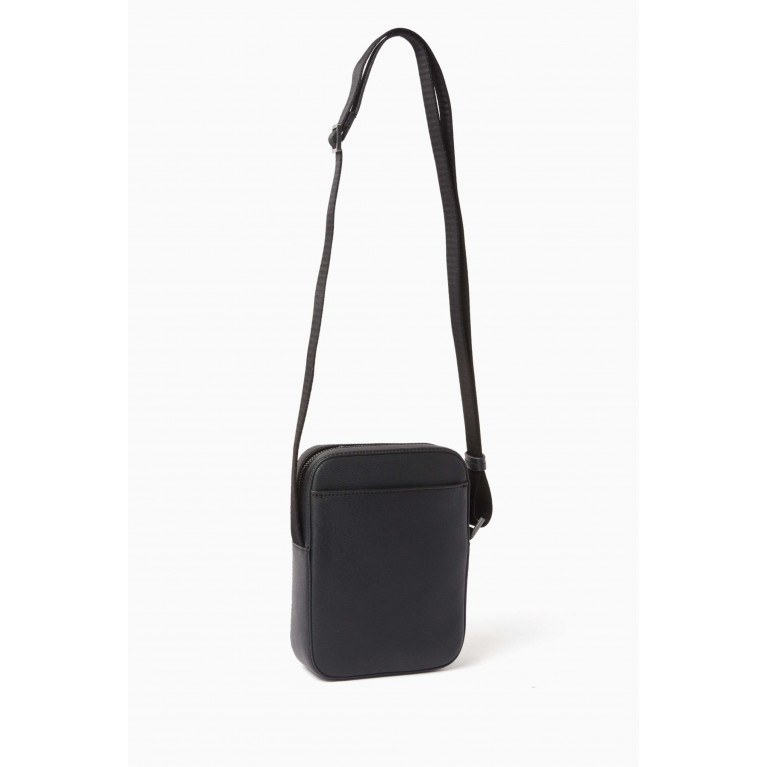 Calvin Klein - Small Modern Metal Reporter Bag in Faux Leather