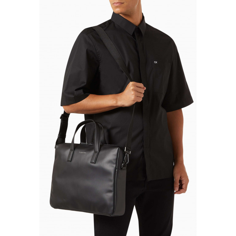 Calvin Klein - CK Must Laptop Bag Smo in Faux Leather