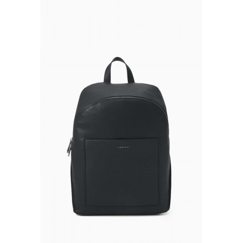 Calvin Klein - Diagonal Campus Backpack in Faux Leather