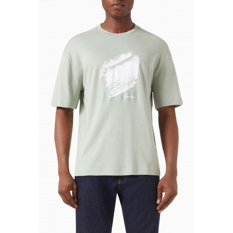 Calvin Klein - Photoprint Summer T-shirt in Organic Cotton