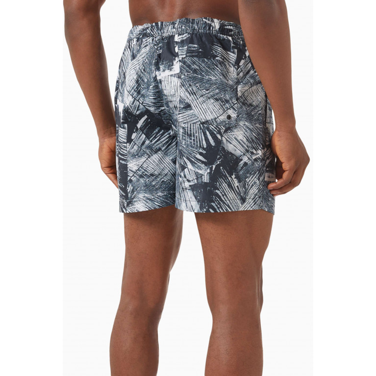 Calvin Klein - Botanical Print Drawstring Swim Shorts