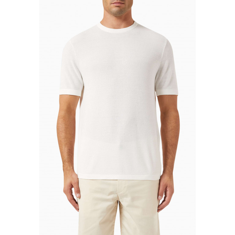 Theory - Myhlo Breach T-shirt in Cotton Blend Neutral