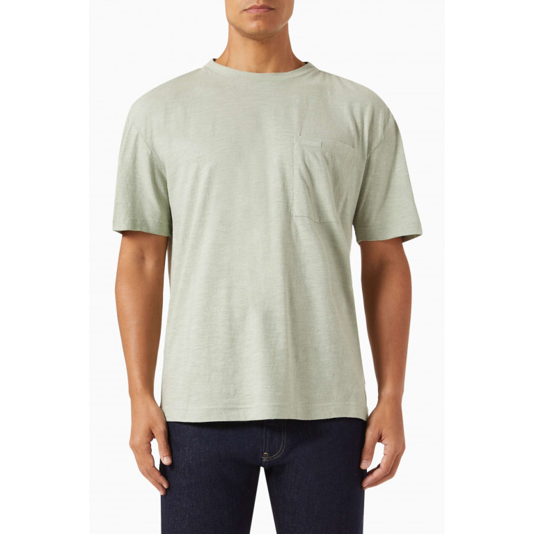 Calvin Klein - Pocket T-shirt in Organic Cotton Green